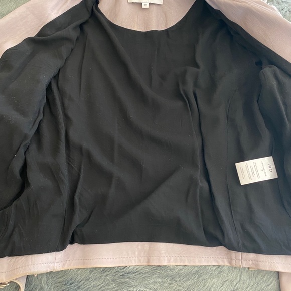 Iro Asheville Lilac Moto Leather Jacket - Picture 8 of 16